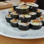 접시에 쌓아 올린 김밥 단면. 편의점 김밥 나트륨 기사 자료사진