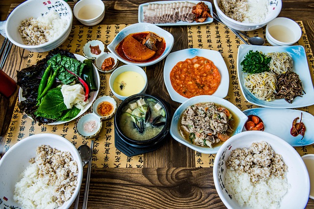한식의 날 한식대축제를 앞두고 본 한식 한 상 차림. 자료사진