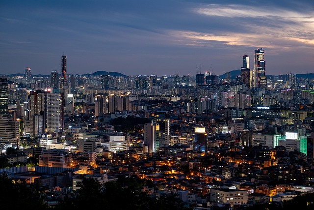 서울 도심 야경. 단일종목 레버리지 ETF 국정감사 관련 자료사진